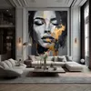 Fototapeta Do Sypialni Złoty PORTRET Kobiety Glamour Podgląd zdjęcia produktu 4