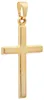 Gold Anhänger Kreuz mit Goldkette massiv 585 - 14 Karat Produktbild-Vorschau 5