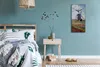 Dekor Leinwand Uhr Wandbilder 30x60 Tulpenfelder mit der Produktbild-Vorschau 4