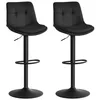 VASAGLE Barhocker 2er Set, Barstühle höhenverstellbar, Produktbild-Vorschau 2