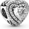 PANDORA JEWELRY Mod. CUORI IN RILIEVO SCINTILLANTE Produktbild-Vorschau 1