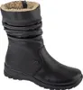 A black winter boot with a fur lining. Produktbild-Vorschau