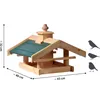 dobar großes Vogelfutterhaus aus Holz für Ständer Produktbild-Vorschau 3