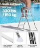 SucceBuy Poolleiter aus Edelstahl mit 150 kg Tragkraft, Produktbild-Vorschau 3