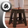 Klapphocker Tritthocker Klappbar Faltbar H40cm Falthocker Produktbild-Vorschau 7