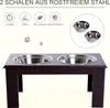 PawHut Futterstation, erhöht, für Hunde & Katzen, mit 2 Produktbild-Vorschau 5