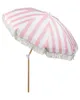 BELIANI Sonnenschirm Rosa Stoff-Bespannung Rund ⌀ 150 cm Produktbild-Vorschau 6