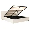 Lit hydraulique rembourré 180x200 cm avec espace de Voir les images du produit 10