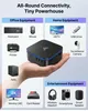 NiPoGi AK1PLUS Mini PC,Ιntel N5095 (4C/4T) 16GB LPDDR4 RAM Produktbild-Vorschau 9