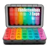BigDean Tablettenbox 7 Tage luftdicht & lebensmittelecht – Produktbild-Vorschau 1