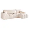 Idohome - Canapé d'angle "Bubble" OFI L, revêtement bouclé Voir les images du produit 5