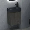 doporro Mobile Bagno Sospeso con Lavabo Set di Mobili da Anteprima dell’immagine prodotto 1
