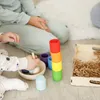 Ulanik dúhové loptičky v pohárikoch Montessori hračka Náhľad obrázku produktu 13