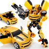Roboter Auto, Auto Roboter 2in1 gelb 42 cm Produktbild-Vorschau 1