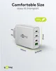 100 W USB-C PD GaN Multiport-Schnellladegerät weiß Produktbild-Vorschau 8