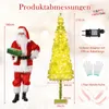 COSTWAY Sztuczna choinka 210 cm ze śniegiem, zginanym Podgląd zdjęcia produktu 3