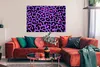 MuchoWow® Poster Pantherdruck - Lila - Rosa - Neon 120x80 Produktbild-Vorschau 2