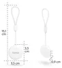 Hama Schlüsselfinder 2 Stück, für Android, Bluetooth, Weiß Produktbild-Vorschau 6