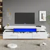 A modern living room with a TV stand and a television. Produktbild-Vorschau