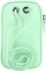 LACOSTE Leder Handytasche Origin Croc Phone Holder Ash mint Produktbild-Vorschau 3