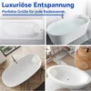 Badewannenkissen Ergonomisches Badekissen mit 7 Saugnäpfen Produktbild-Vorschau 9