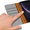 Conie Jeans Style Klapp Tasche für iPhone XR Kartenfach Produktbild-Vorschau 3