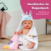 BABY born Kapuzenhandtuch Set mit Einhorn- und Produktbild-Vorschau 3