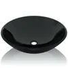 Waschbecken Hartglas 42 cm schwarz Produktbild-Vorschau 3