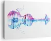 Bild auf Leinwand - Leinwandbild - Violine Walk regen Produktbild-Vorschau 1