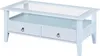 Inter Link Table basse Provence 2 tiroirs verre pin massif Voir les images du produit 29
