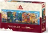 ART PUZZLE Panoramapuzzle Bunte Stadt 1000 Teile Produktbild-Vorschau 1
