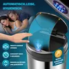 MONZANA® Mülleimer Küche mit Deckel Sensor 50L Edelstahl Produktbild-Vorschau 4