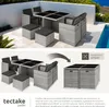 Salon de jardin MANHATTAN 8 places avec 2 sets de housses + Voir les images du produit 4