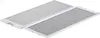 Two aluminum range hood filters are placed side-by-side against a white background. Produktbild-Vorschau