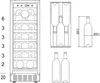 Amica WK 341 115 S Weinkühler Produktbild-Vorschau 2