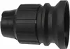 A black drill chuck adapter is shown against a white background. Produktbild-Vorschau