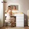 WOLTU 2-in-1 Schminktisch & Schreibtisch, mit Produktbild-Vorschau 2