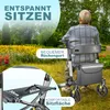 KESSER® Rollator Aluminium faltbar, höhenverstellbar & bis Produktbild-Vorschau 4