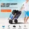 SucceBuy Strandkarren mit großen Rädern für Sand. 15,4"x Produktbild-Vorschau 2