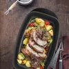 Relaxdays Bräter mit Glasdeckel, Bratentopf 5 L, Produktbild-Vorschau 5