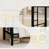 Etagenbett 90 x 190 cm Metallbett in Schwarz, mit Leiter Produktbild-Vorschau 4