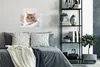 MuchoWow® Poster Katze - Rot - Bett - Mädchen - Kinder - Produktbild-Vorschau 4