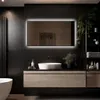LoXa Badspiegel Sorento 120×60 cm mit schwarzem Rahmen – Produktbild-Vorschau 9
