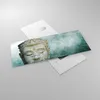 Bilder auf glas - Einteilig - Buddha Grafik Türkis - Produktbild-Vorschau 2