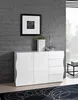 Sideboard >Onda< in Weiß Hochglanz - 130x81,2x40cm Produktbild-Vorschau 1