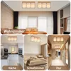 ZMH lampa sufitowa do salonu lampa sufitowa drewno 3 Podgląd zdjęcia produktu 8