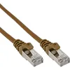 InLine® Patchkabel, SF/UTP, Cat.5e, braun, 1m Produktbild-Vorschau 4