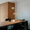 Lindby Hängelampe Jurian, 32 cm, 3-flg., schwarz/rauch, Produktbild-Vorschau 3