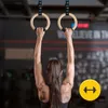 4FIZJO Holz-Gymnastikringe, 2 Stück, für Krafttraining, Produktbild-Vorschau 8