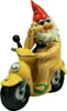 Nackter Zwerg auf dem Roller Gartenzwerg H 28cm Gartenfigur Produktbild-Vorschau 2